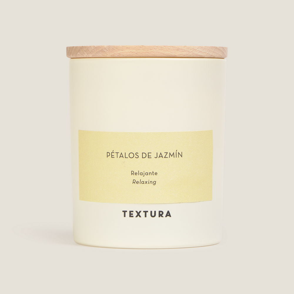 Vela aromática petalos de jazmín