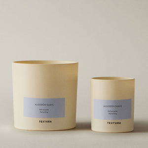 Soft cotton scented candle