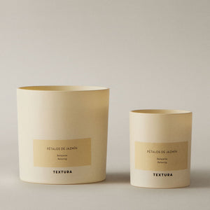 Jasmine petals aromatic candle